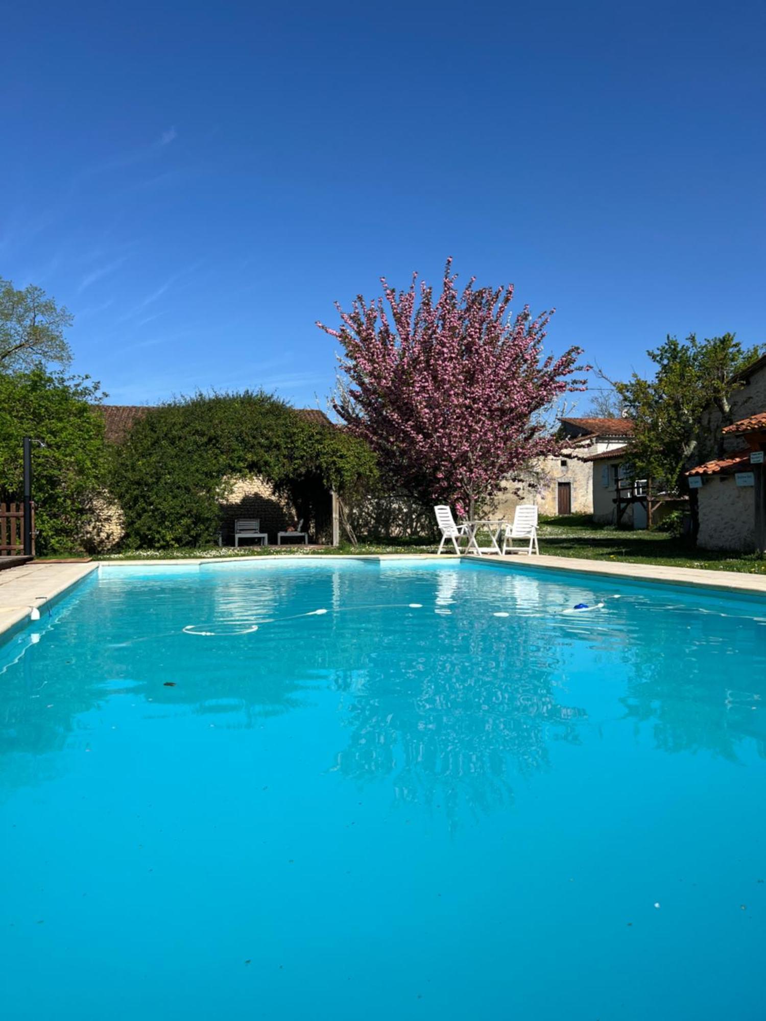 Entire Apartment With Swimming Pool Near Aubeterre Saint-Romain  Eksteriør bilde